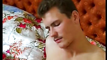 Russian twinks whit big cock sucking hard bareback sex jerk and cumshot