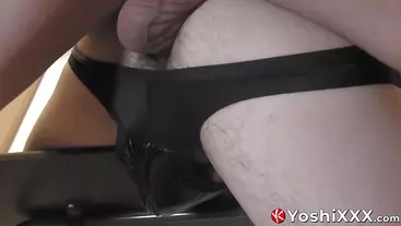 Tattooed Yoshi Kawasaki licks toe before rimmed and banged