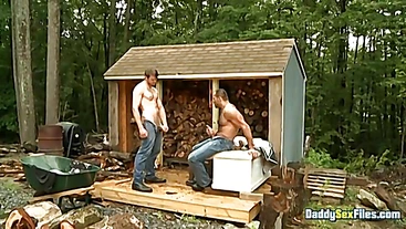 Fucking by The Woodpile - Colby Keller & Arpad Miklos