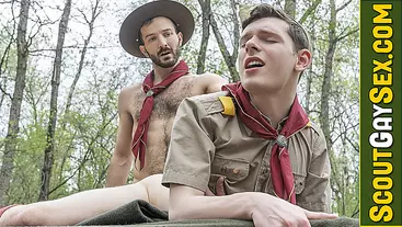 On the menu today we have two scout boys that serve rimjobs and blowjobs!