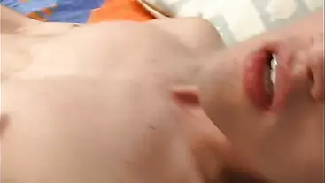 Cum swapping Latin twink barebacks BF after sucking his cock