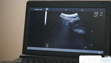 Tiny twink barebacked on ultrasound at doctors infirmary