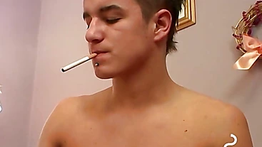 The manic chainsmoking and blowjob frenzy of twink