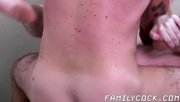 Dakota Lovell ass drilled by tattooed stepuncle Chris Damned