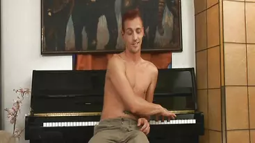 Piano Teacher Masturbates to Student ASS