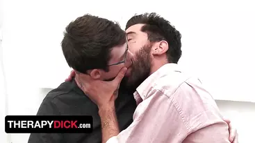 therapy cock inexperienced boy expresses his sexual des