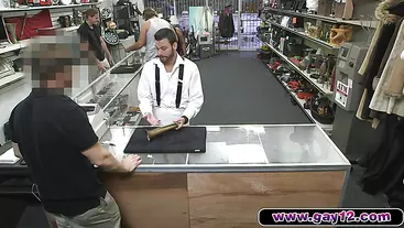 Sucking Dick And Getting Fucked In The Pawnshop