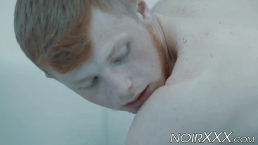 Cute gay ginger rimmed and anally fucked by monster BBC
