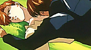 Hentai gays have a sex outdoor