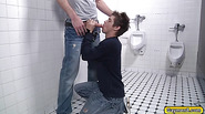 Gay and straight brothers sucking cock and gives anal fucking inside the bathroom