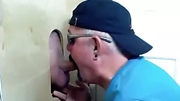 It has always been his dream to be sucked in a glory hole
