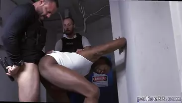 Wrestling gay cops fucking naked porno Purse thief becomes arse meat