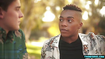 Big dick twinks interracial with facial cum