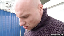 Euro daddy public anal and cum swap