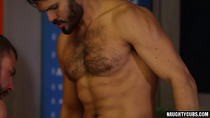 Hairy gay anal sex and cumshot
