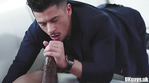 Hot daddy interracial sex with cumshot